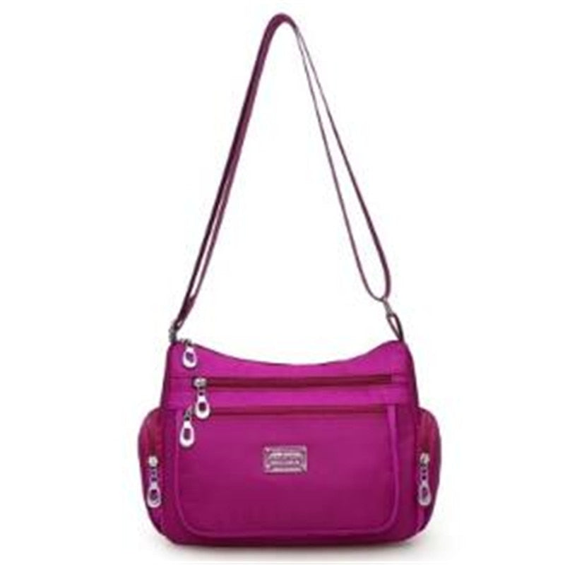 2023 moda feminina ombro mensageiro saco de náilon oxford leve à prova dlightweight água zíper pacote grande capacidade viagem saco crossbody