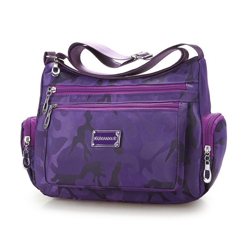 2023 moda feminina ombro mensageiro saco de náilon oxford leve à prova dlightweight água zíper pacote grande capacidade viagem saco crossbody