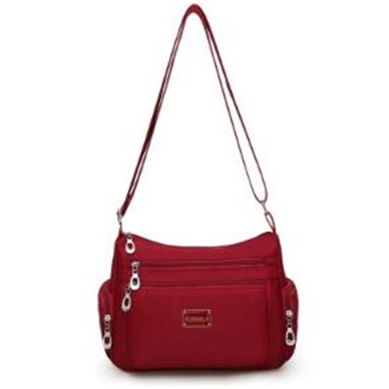 2023 moda feminina ombro mensageiro saco de náilon oxford leve à prova dlightweight água zíper pacote grande capacidade viagem saco crossbody