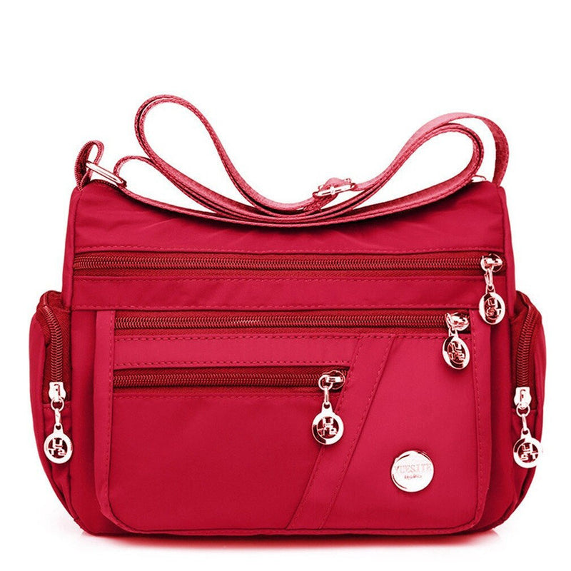 2023 moda feminina ombro mensageiro saco de náilon oxford leve à prova dlightweight água zíper pacote grande capacidade viagem saco crossbody