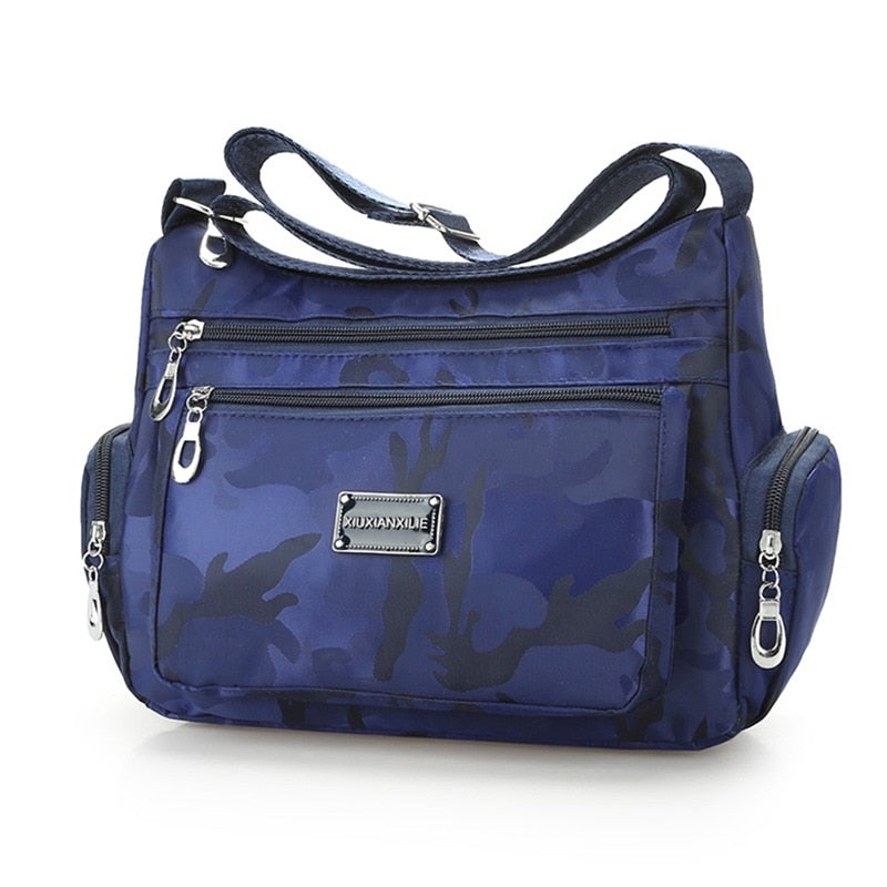 2023 moda feminina ombro mensageiro saco de náilon oxford leve à prova dlightweight água zíper pacote grande capacidade viagem saco crossbody