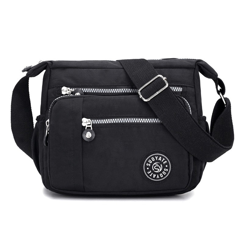 2023 moda feminina ombro mensageiro saco de náilon oxford leve à prova dlightweight água zíper pacote grande capacidade viagem saco crossbody