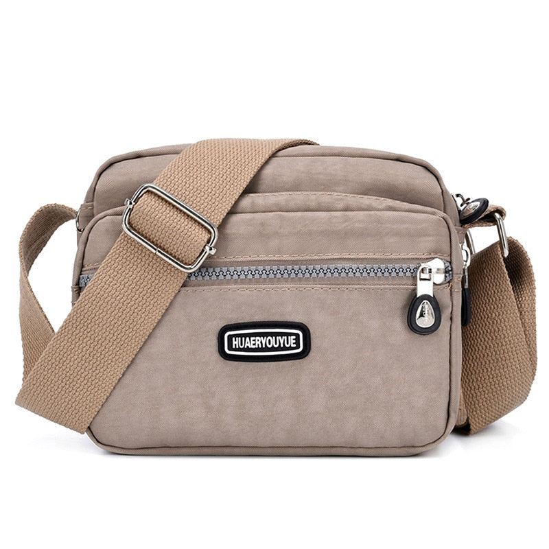 2023 moda feminina ombro mensageiro saco de náilon oxford leve à prova dlightweight água zíper pacote grande capacidade viagem saco crossbody