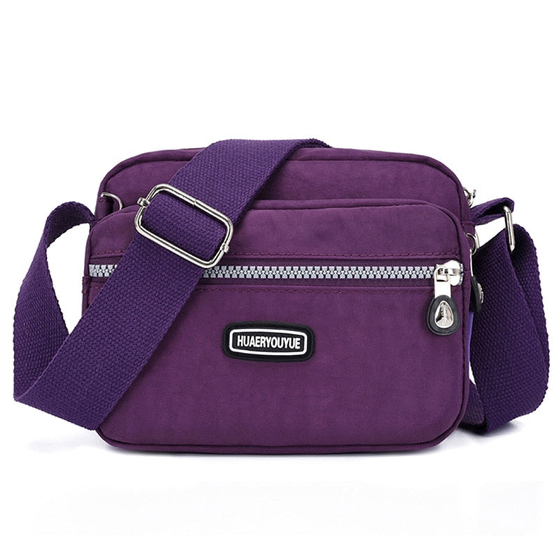 2023 moda feminina ombro mensageiro saco de náilon oxford leve à prova dlightweight água zíper pacote grande capacidade viagem saco crossbody