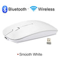 Mouse Bluetooth Sem Fio Recarregável, Ergonômico, Mini, USB, 2.4GHz, Silencioso, Macbook, Óptica, Laptop, PC