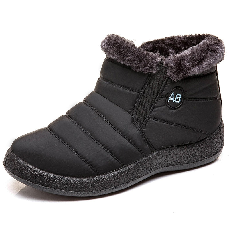 Botas femininas super quentes sapatos de inverno para mulheres botas de tornozelo impermeáveis