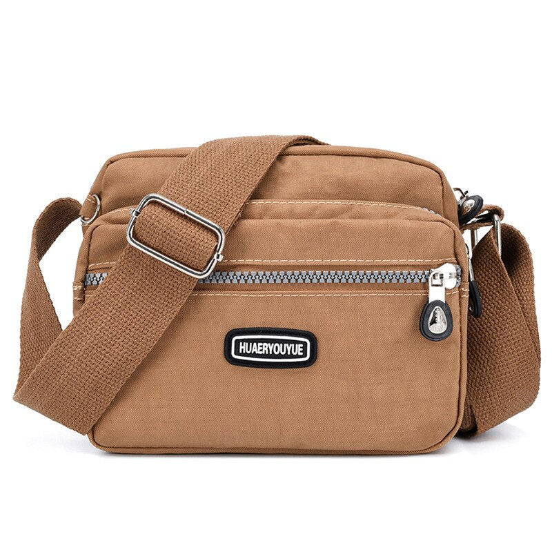 2023 moda feminina ombro mensageiro saco de náilon oxford leve à prova dlightweight água zíper pacote grande capacidade viagem saco crossbody