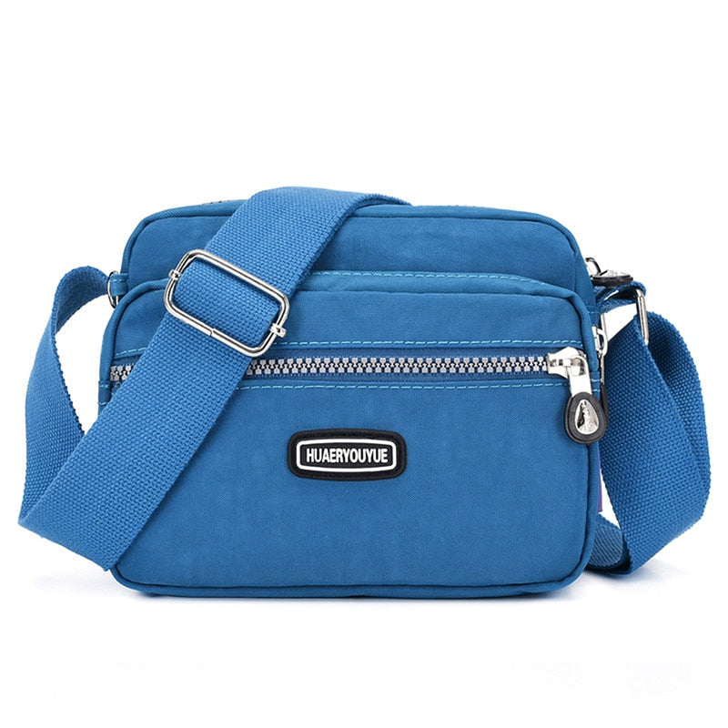 2023 moda feminina ombro mensageiro saco de náilon oxford leve à prova dlightweight água zíper pacote grande capacidade viagem saco crossbody