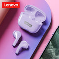 Lenovo lp40 pro fone de ouvido bluetooth 5.1 fones sem fio à prova dwireless água esportes fones com microfone música tws